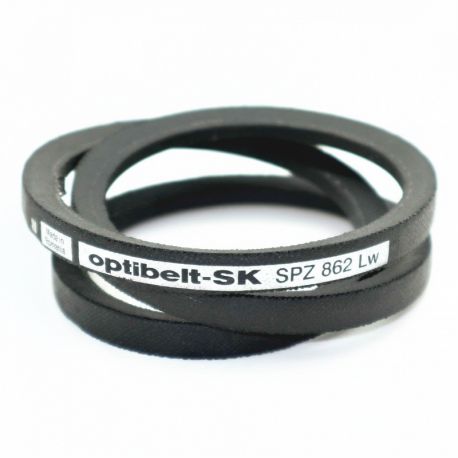Courroie trapézoïdale lisse SPZ 862 - Optibelt SK - 10x8mm