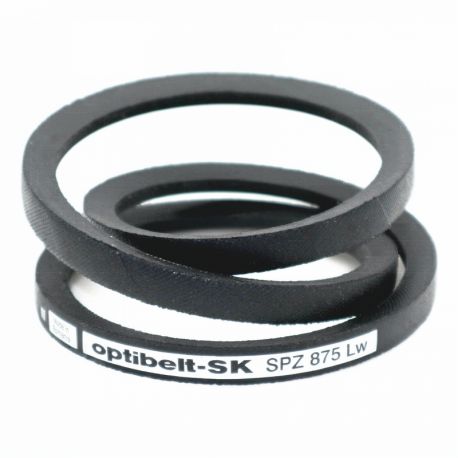 Courroie trapézoïdale lisse SPZ 875 - Optibelt SK - 10x8mm