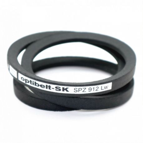 Courroie trapézoïdale lisse SPZ 912 - Optibelt SK - 10x8mm