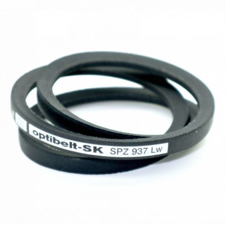 Courroie trapézoïdale lisse SPZ 937 - Optibelt SK - 10x8mm