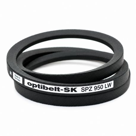 Courroie trapézoïdale lisse SPZ 950 - Optibelt SK - 10x8mm