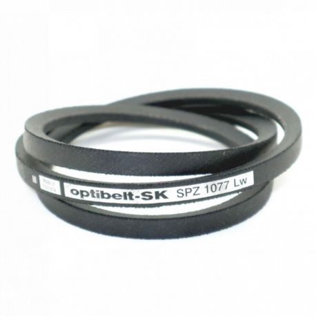 Courroie trapézoïdale lisse SPZ 1077 - Optibelt SK - 10x8mm