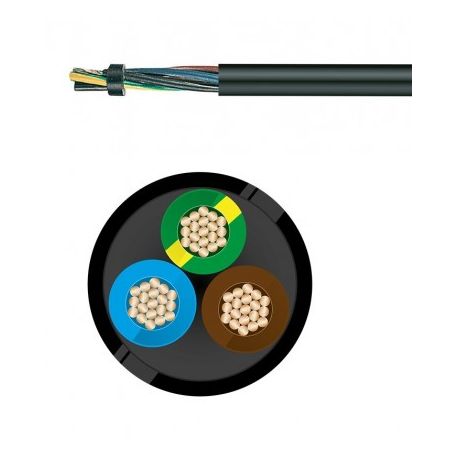 Câble électrique souple H07RN-F 3G10MM² Câble électrique souple H07RN-F 3G10MM²