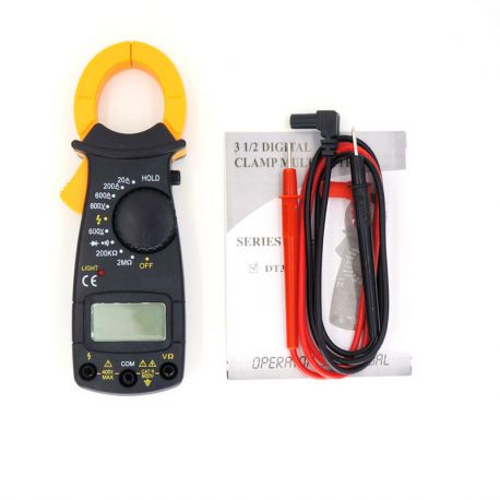 Pince ampèrmétrique 600Vc.c., 600A c.a. 600V c.a. max