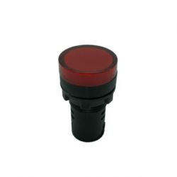 Voyant LED Rouge 230Vac - Étanche IP65, Perçage Ø22mm