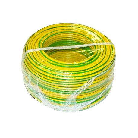 Fil électrique souple H05V-K 0.5 MM² Vert/Jaune C100M