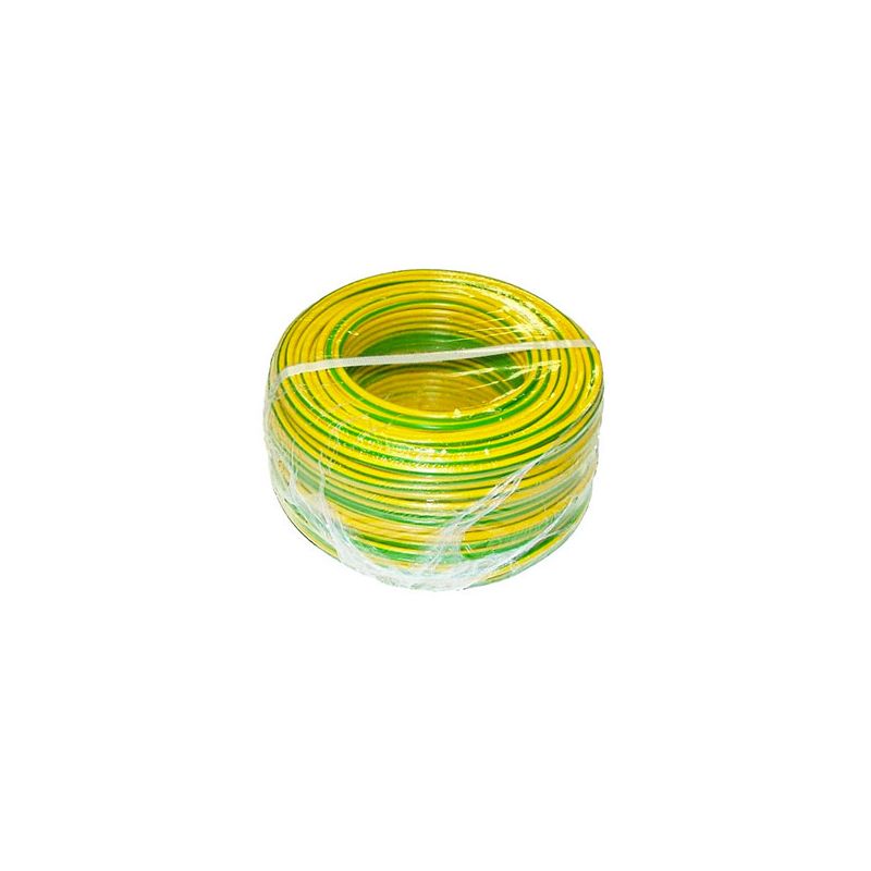 Câble électrique - 2.5 mm2 - vert - au mètre - TB00370G 