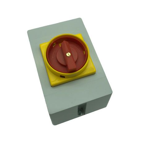 Plastron de sécurité cadenassable 55x55 - compatible interrupteur jusqu'à 25A