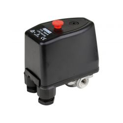 Pressostat eau 230V et 380V - 1 à 5 bar avec bouton M/A et prise manomètre