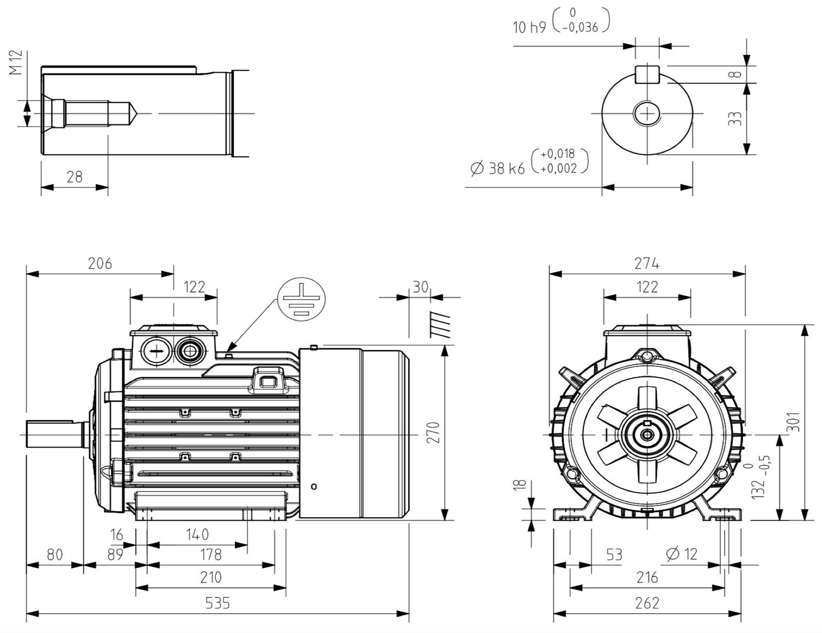 Contacteur de puissance 4 kw ABB pour piscine