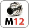 Connecteur mâle M12