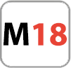 diamètre M18